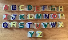 Leap Frog Magnetic Fridge Phonics 2" Alphabet Upper Case Letters Complete Set 26