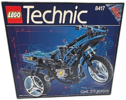 LEGO Technic 8417 Motorcycle Set 1998 New Sealed 315 Pieces Collectible