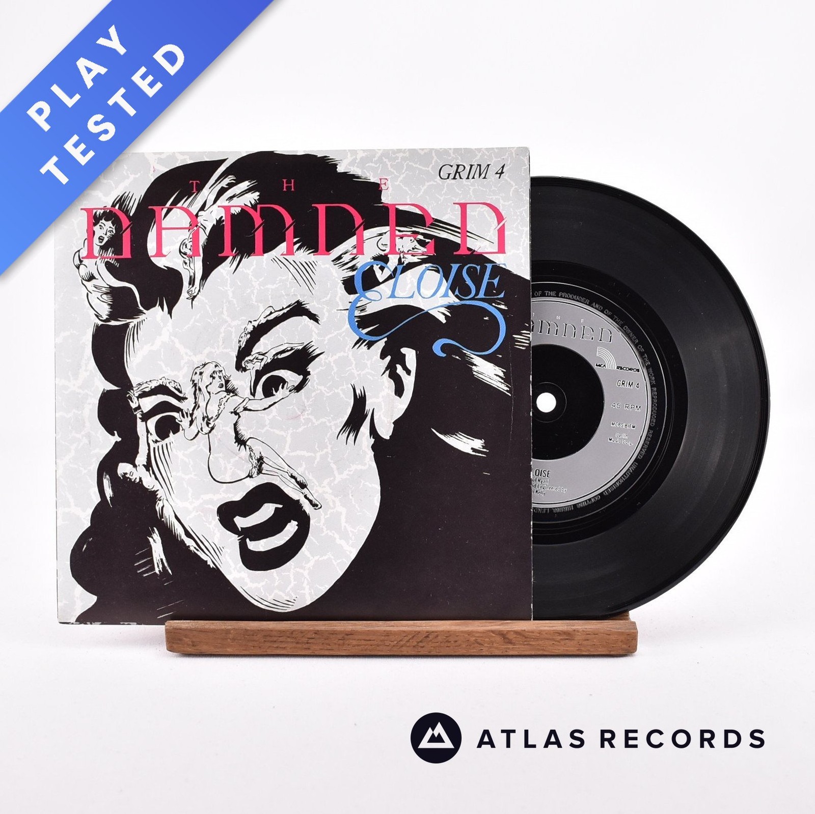 The Damned - Eloise - 7"" Vinyl Record - EX/EX