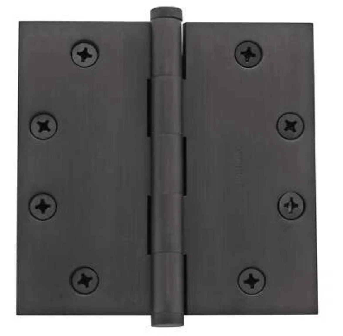 Baldwin 1045102I Square Corner Hinge, Oil Rubbed Bronze