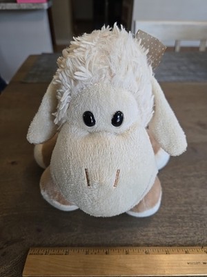 Dan Dee WHITE SOFT PLUSH TEDDY SHEEP 12  Stuffed Animal See All Pic & Descriptio