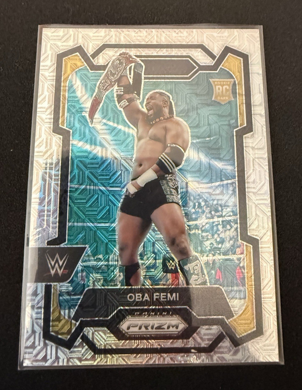 2024 Panini Prizm WWE OBA FEMI RC 16/25 MOJO REFRACTOR Rookie SP