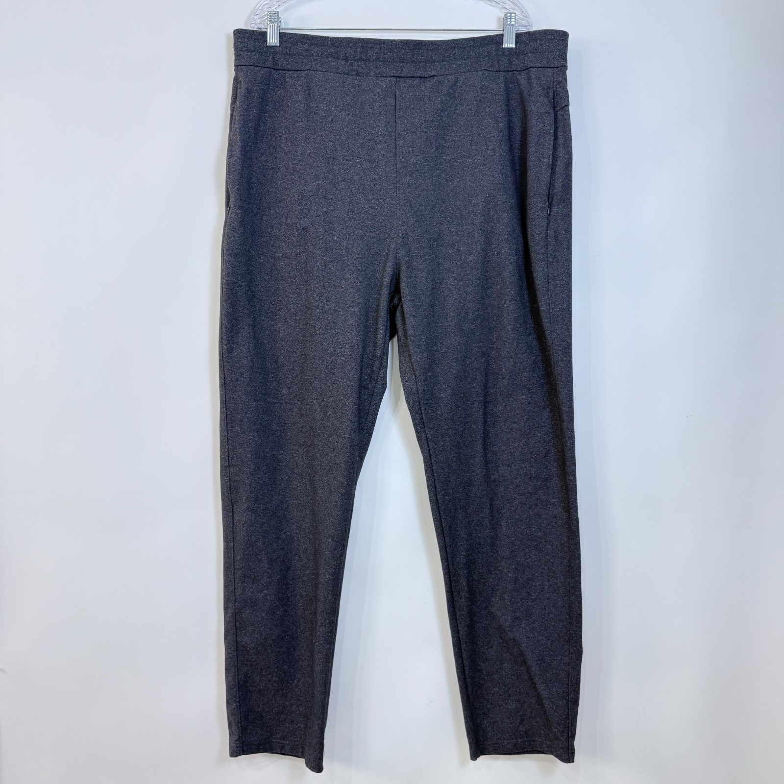 Public Rec Jogger Pants 42x32 (Measured 40x31) Charcoal Gray Zip Pockets Stretch