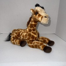 Miyoni By Aurora 10.5 Giraffe Plush Sitting Stuffed Animal Safari Wildlife Toy