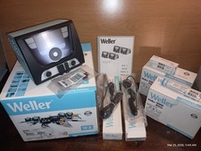 NEW! Weller WX2021N 2 Ch. Solder Station  WXMPMS Iron WXMTMS Tweezer Loose Cover