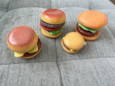 Vintage Huge Lot Pretend Realistic Burger Sandwich Play Food