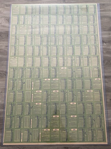 1982 OPC O-Pee-Chee baseball uncut 132 card sheet Nolan Ryan Bench +++ RARE !!! - Foto 2 di 2