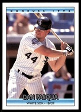 Dan Pasqua 1992 Donruss #142 White Sox MLB READ FREE SHIPPING AutographDen