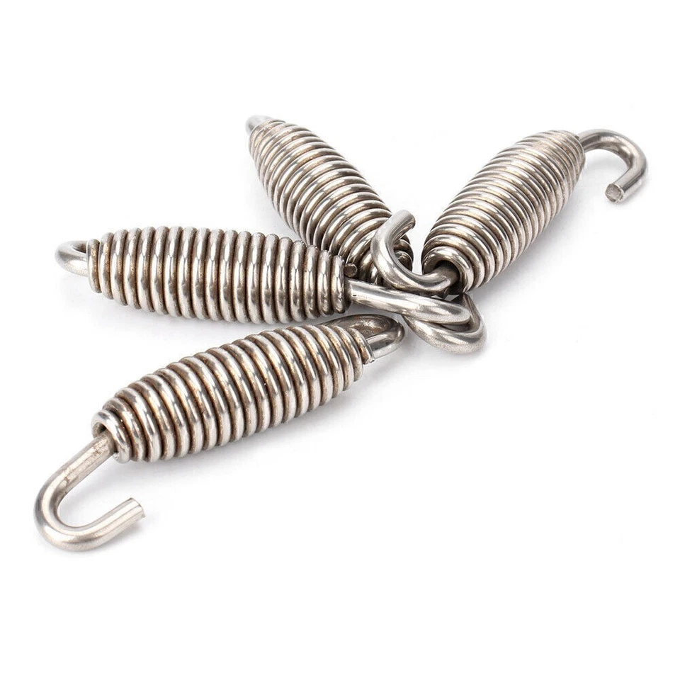 For Honda CR80R CR125R CR250R 50mm Short Outlaw Racing Exhaust Pipe Springs 4x - Image 4 of 4