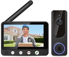 Wireless Doorbell Camera Video Monitor with D...
