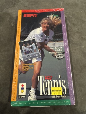 ESPN Let's Play Tennis  (3DO, 1994) for the 3DO System  Sealed Excellent