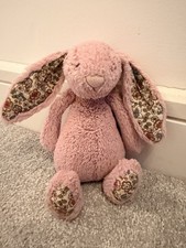 Rare And Retired small Jellycat Blossom Bunny Petal Pink
