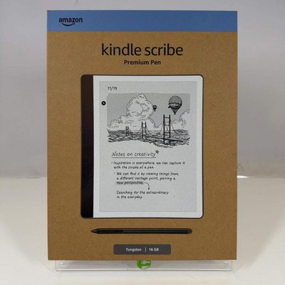 WiFi Only Amazon Kindle Scribe 16GB Tungsten C4A6T4 with Pen