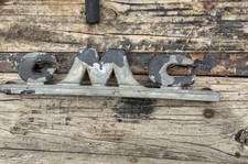 1948 1954 Gmc Truck Grille Header Hood Emblem Original Vintage 1948 1954 Gmc Truck Grille Header Hood Emblem Original Vintage