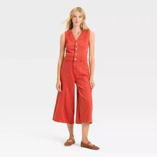 Women's Cropped Sleeveless Jumpsuit - Universal Thread