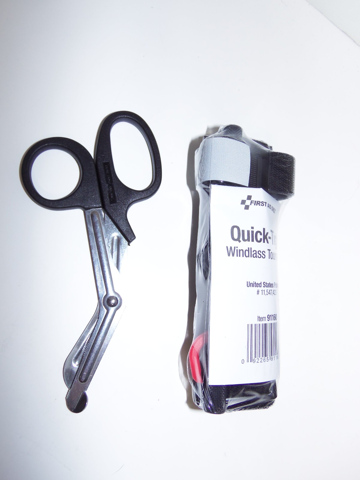 NEW Vism MOLLE Tactical Pouch Medical Kit WITH Tourniquet & Trauma Shears RED