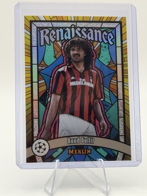 Ruud Gullit Renaissance Topps Merlin UEFA Champions League AC Milan CASE HIT