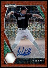 2021 Panini Prizm Draft Picks Base Autographs Prizms Red Donut Circles Wes Kath