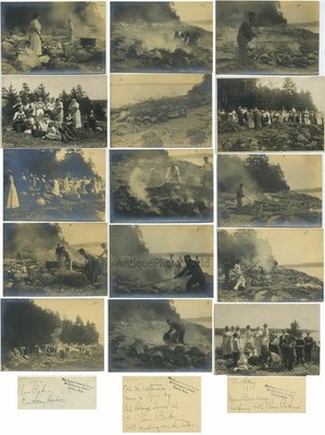 Alice Bradley Muschelbackkunstkolonie Boston 1910 Fotos