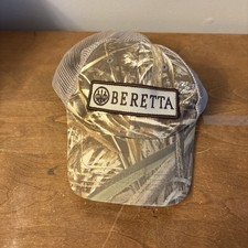 BERETTA Men's Patch Trucker Classic One Size Mesh Back Camo Realtree Max-7 Cap