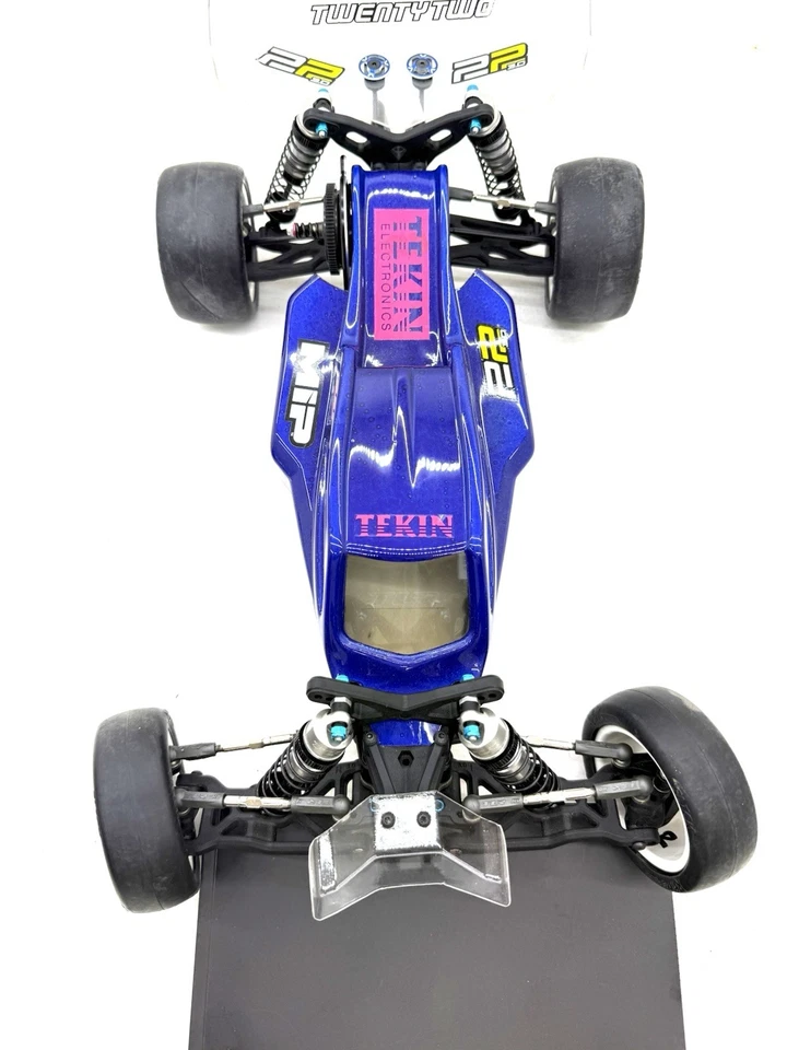 TLR Team Losi Racing 22 3.0 ACTUALIZACIÓN 1/10 2x2 Buggy Roller Slider Chasis Nuevo Foto 3 de 4
