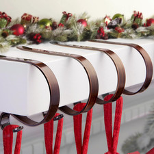 Christmas Stocking Holders for Mantle Set 4,Lightweight Stocking Holder No-Slip