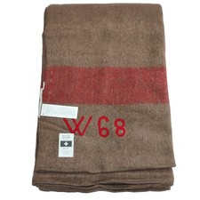 Schweiz Wolldecke 200 X 140 braun Armee Outdoor Camping Decke Wolle Pferdedecke