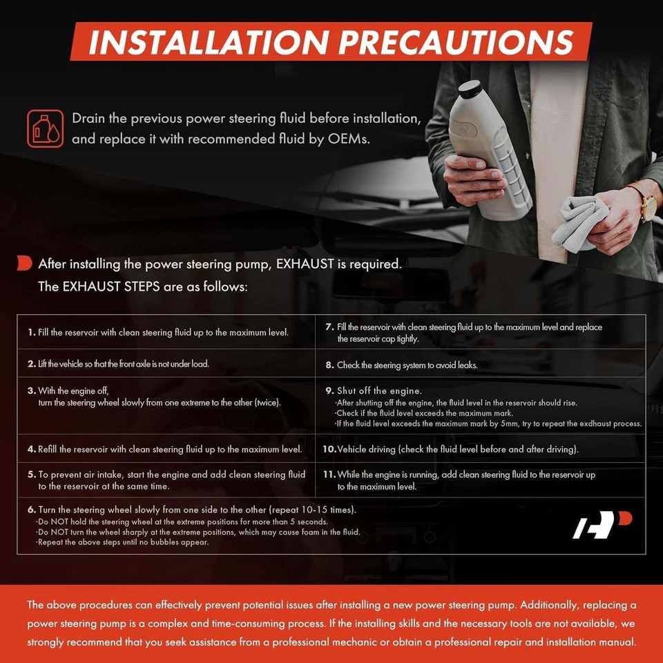 A-Premium Power Steering Pump Compatible with Ford F-150 F150 2009-2010,...  - Image 3 of 4