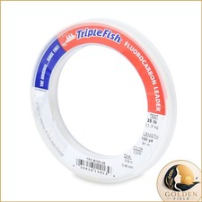 Triple Fish 100 Fluorocarbon Leader 25 lb 0.019in Clear 100 yd