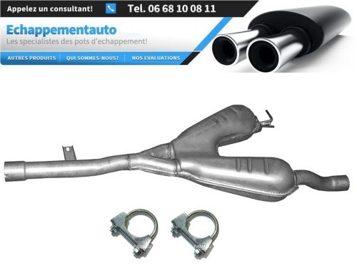 Silencieux central d'échappement BMW E39 pour remplacer un pot rouillé 528i