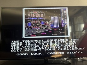 Nintendo NES Casino Kid Game Cartridge And Booklet Manual