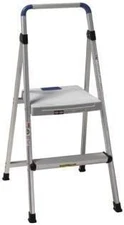 Cosco 11628ABL1 Lite Solutions 225-Pound Duty Rating Aluminum Step Stool, 2-Step