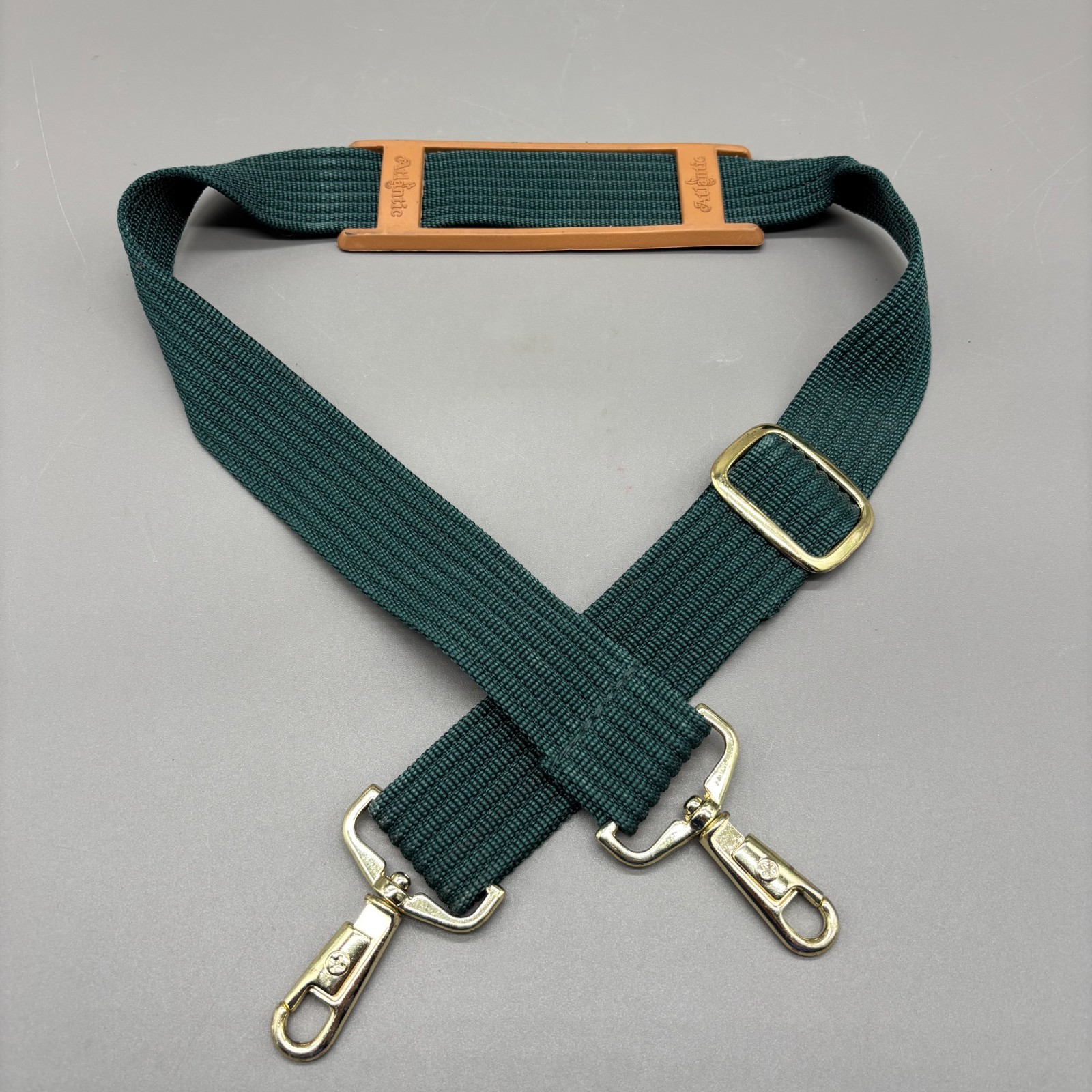 Bag Strap Vintage Atlantic Adjustable Shoulder 1.5" Wide Gre