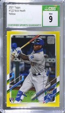 2021 Topps Walgreens Yellow Nick Heath #122 CSG 9 Mint rw0