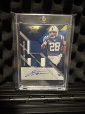 2020 XR - Triple Swatch Autographs Jonathan Taylor #218 Blue /49 (AU, MEM, RC)