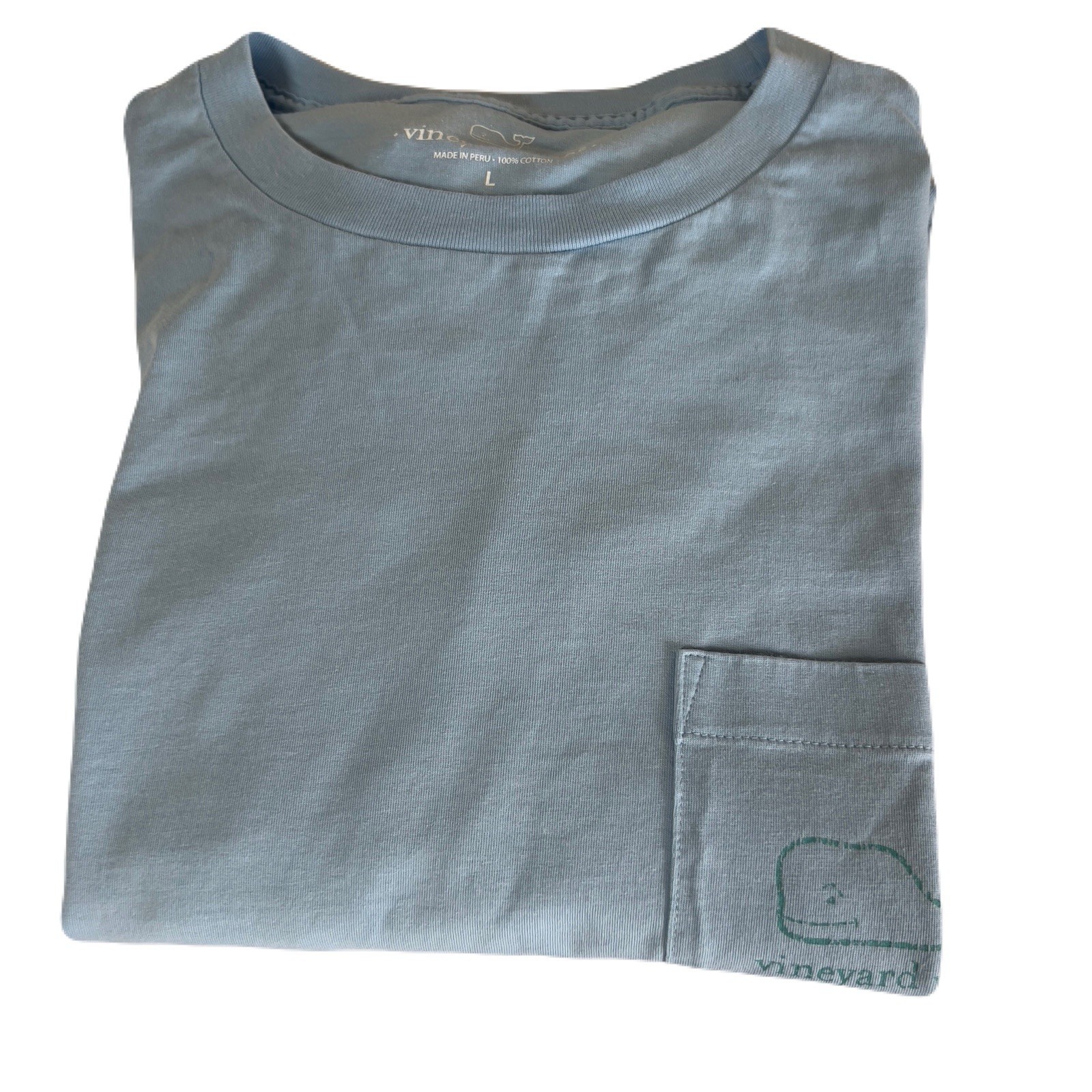 T-shirt Manches Longues Vineyard Vines Motif Football Burger Whale – Taille XS – Occasion Bon état