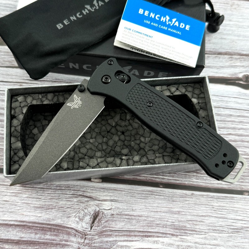 Benchmade 537GY BAILOUT®|Black Grivory|Tanto M4 High Speed Steel Blade