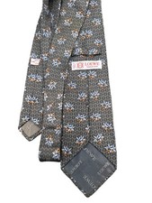 Luxury LOEWE Madrid 1846 Silk Tie Floral Pattern Made in Spain Designer Necktie