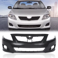 Front Bumper Cover Fascia Kit Fit For 2009-2010 Toyota Corolla Sedan