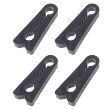 4Pcs Silicone Car Door Bumpers Sound Damper Car Door Lock Buffer Deadener Pad