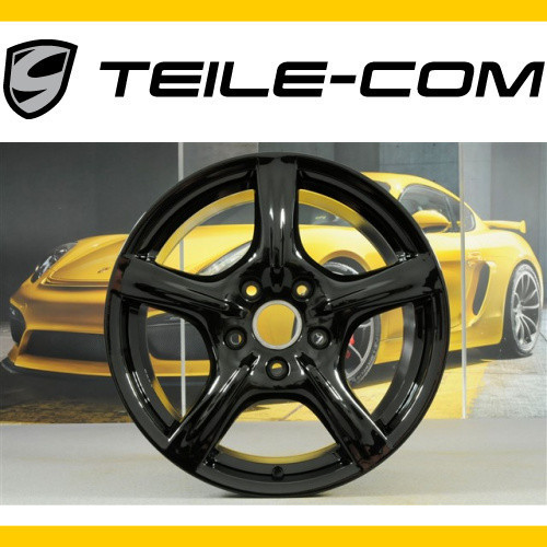 ORIG. Porsche Panamera 970 18" Panamera Felge/wheel 9J schwarz hochglanz/black - Picture 1 of 2