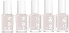 5 essie salon-quality nail polish, vegan,  Light Gray Cut It Out #680, 0.46 oz
