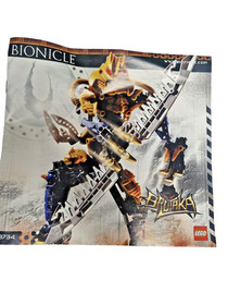 LEGO Bionicle Brutaka 8734 Incomplete Unopened Sealed Bags Karda Nui Titan Warri