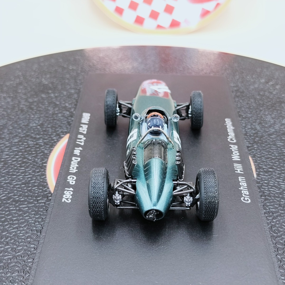 SPARK 1/43 BRM P57 #17 1ER DUTCH GP 1962 Graham Hill #17 green