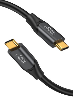 Cablecreation USB C Auf C Kabel, 100 W, 10 Gbit/S, USB 3.2 Gen2 Datenkabel, Schn