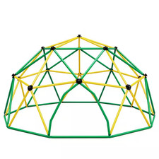 12 Ft. Multi-Colored Outdoor Dome Climber Jungle Gym Geometric Playground Kids C