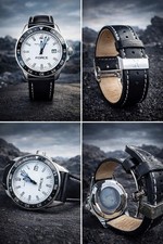 B.H Mayer Swiss Watch Men’s Genuine Leather Swiss Made