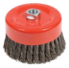Forney 72756 Carbon Steel 6500 rpm 5/8 in.-11 Shank Wire Cup Brush 6 Dia. in.