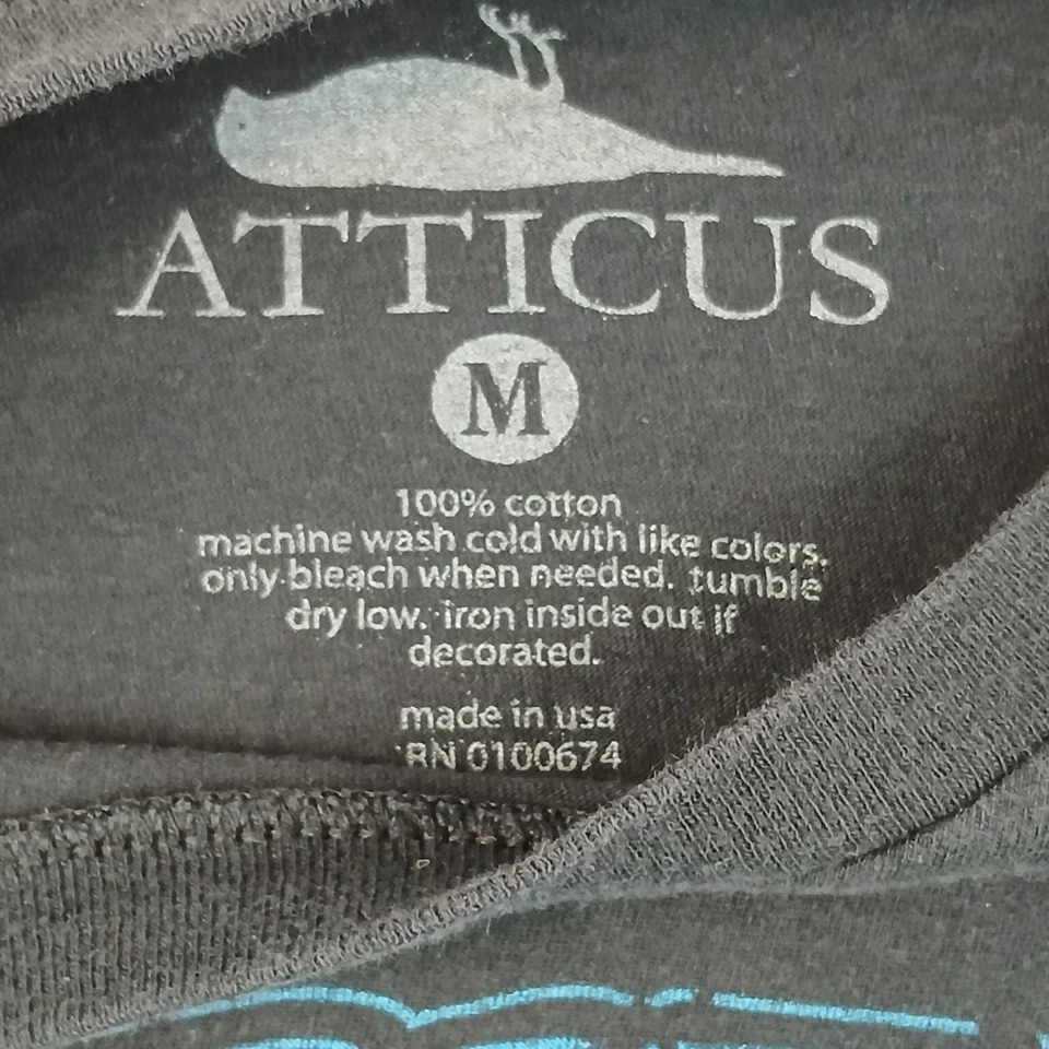 Camiseta August Burns Red 2009 para hombre Bandmerch Atticus 19x26 se adapta a una pequeña Foto 4 de 4