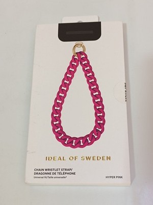 iDeal Of Sweden Strap Bracelet Chain - Hyper Pink für iPhone X XS X MAX